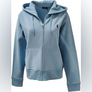 Polo by Ralph Lauren Light Blue Zip Hoodie